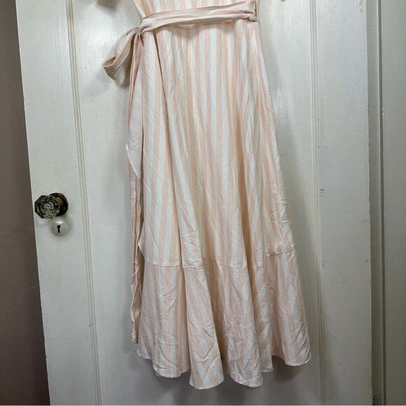 Rachel Parcell Ruffle Wrap Striped  Dress - XS - Picture 12 of 12